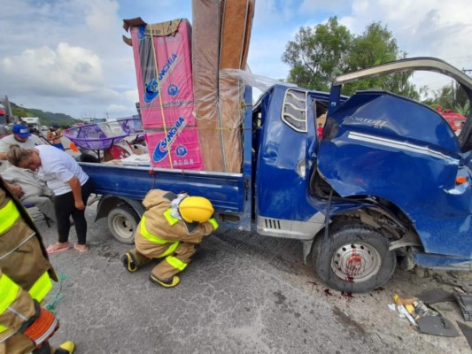 Una persona muerta y dos heridas deja accidente de tránsito en Choloma