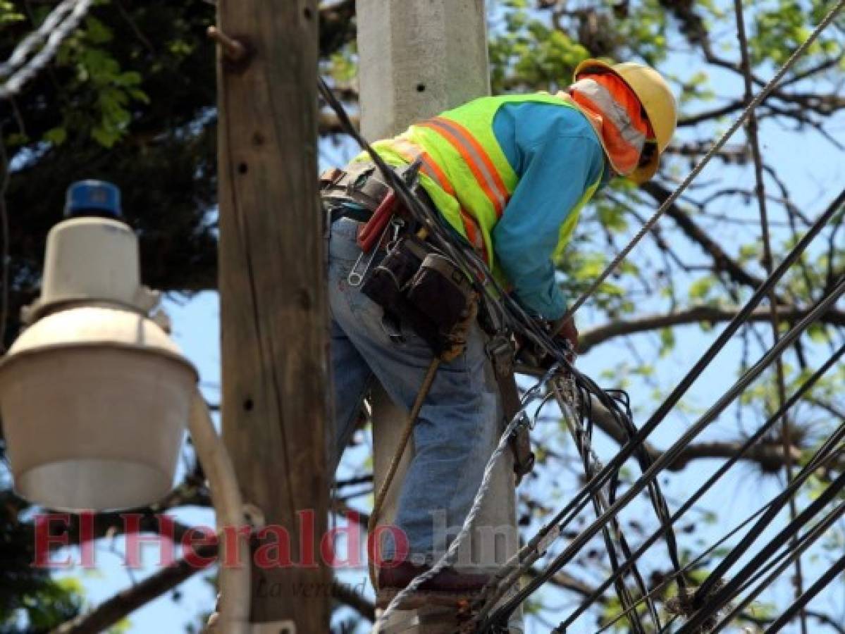 Zonas del Distrito Central que no tendrán energía eléctrica el domingo 9 de junio