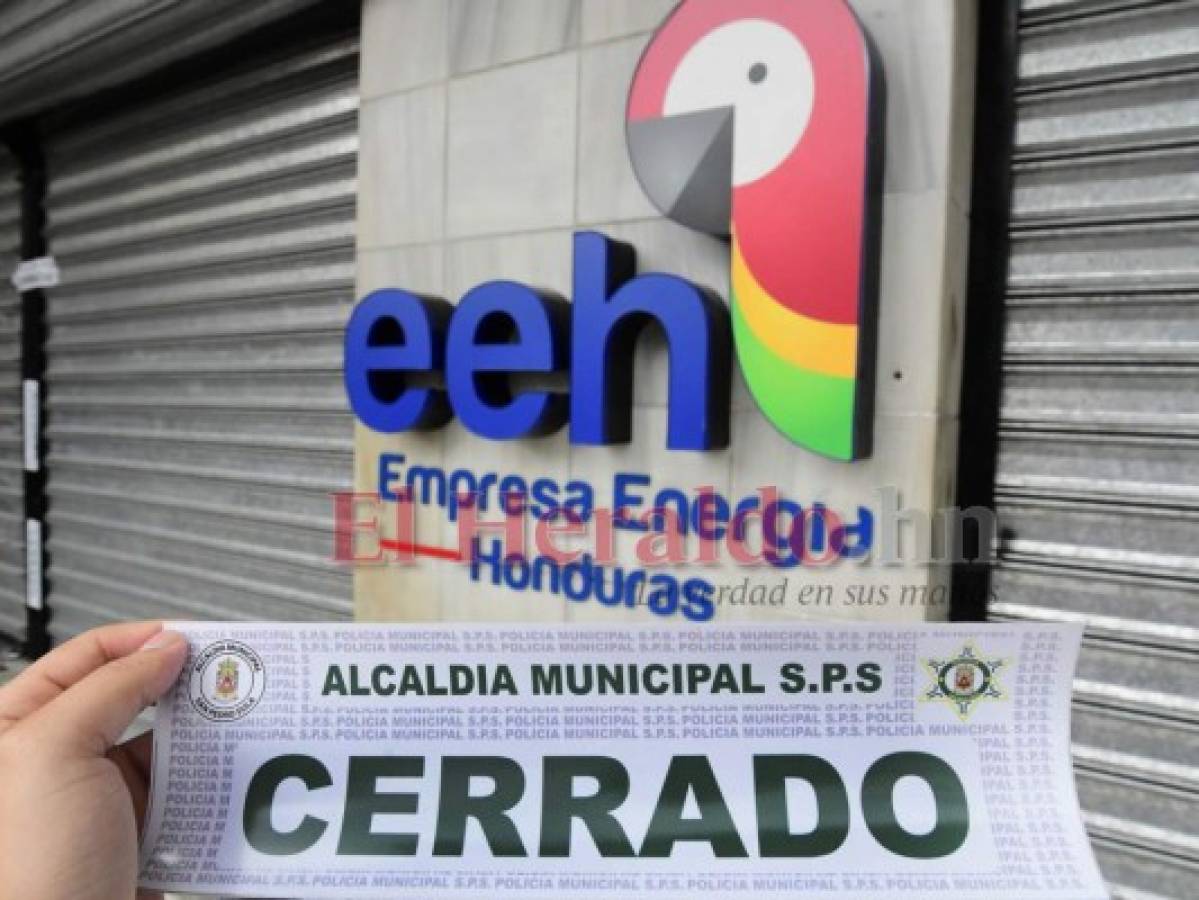 Cierran oficinas de Empresa Energía Honduras en San Pedro Sula   