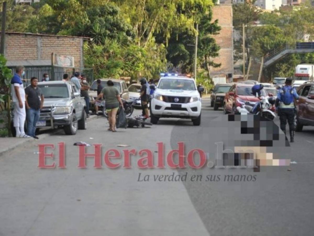 Tegucigalpa: Motociclista pierde el control y pasajera muere tras impacto