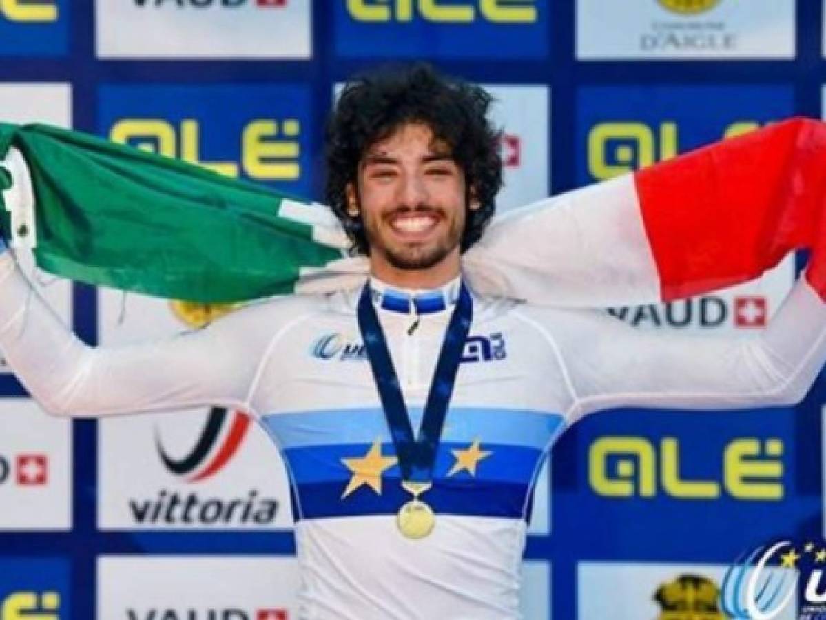 Ciclista italiano ﻿Samuele Manfredi en coma tras un accidente