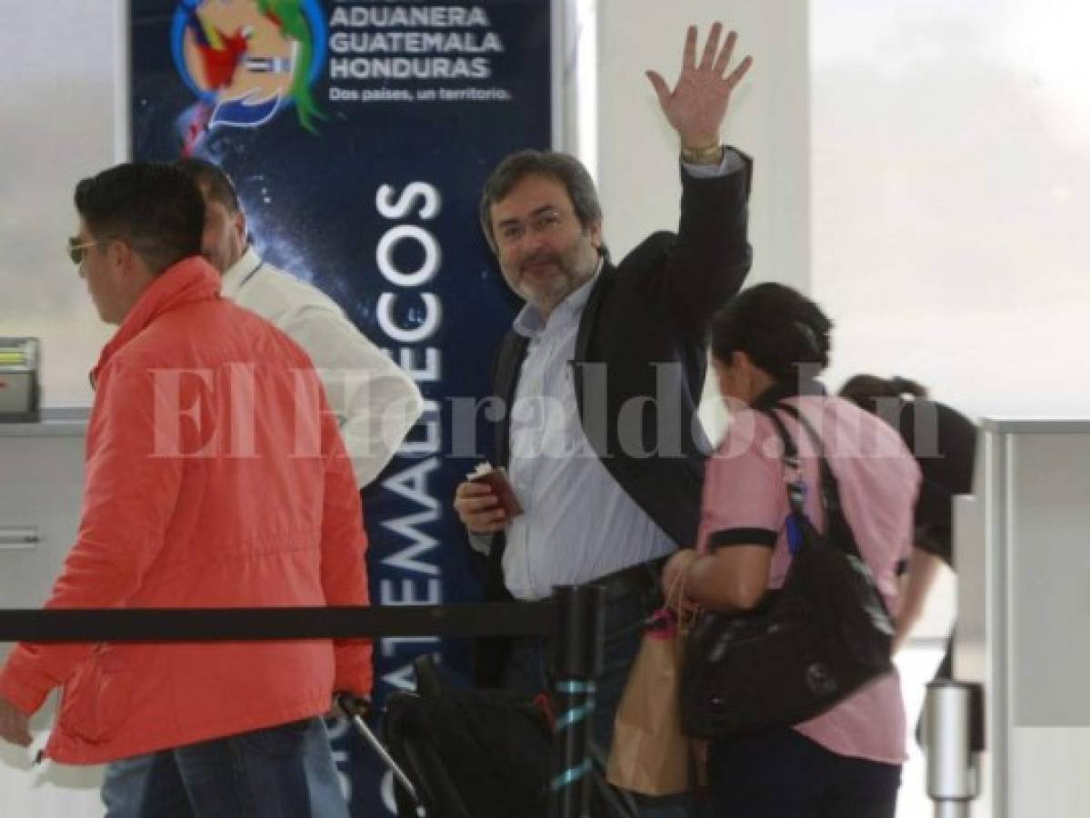 Juan Jiménez Mayor al salir de Honduras: 'En los próximos días la Misión dará una grata noticia al país'
