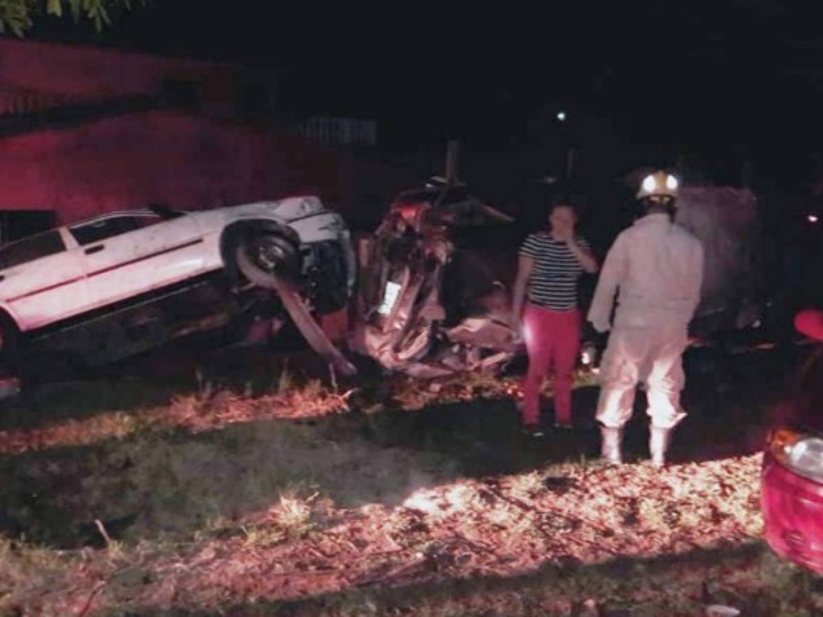 Una mujer muerta y varios heridos deja triple colisión a la altura de Siguatepeque