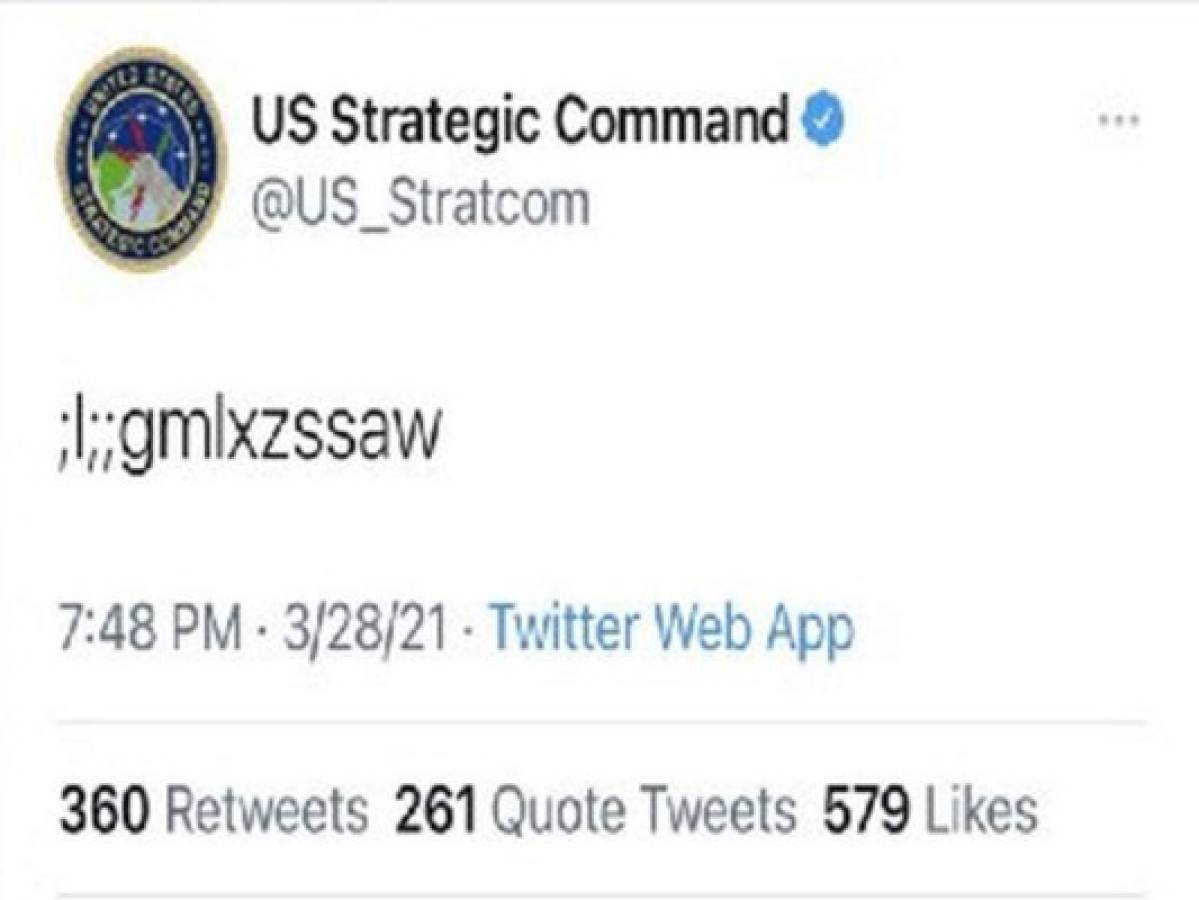 Un niño tuitea por error desde la cuenta del comando de armas nucleares de EEUU