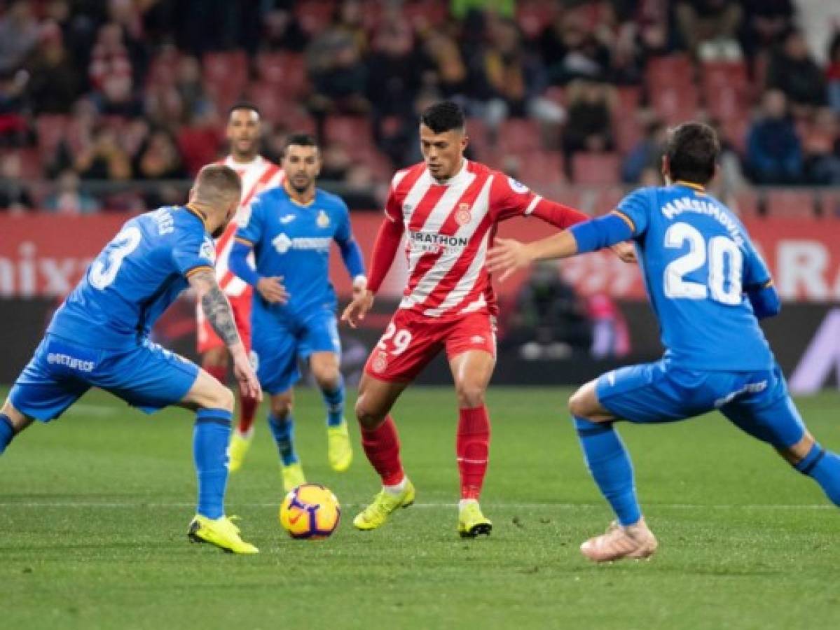Girona del Choco Lozano empató 1-1 con el Getafe en su último partido del 2018