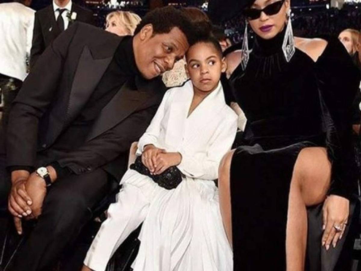 VIDEO: Gracioso momento de la hija de Beyoncé en los Grammy 2018 alborota las redes