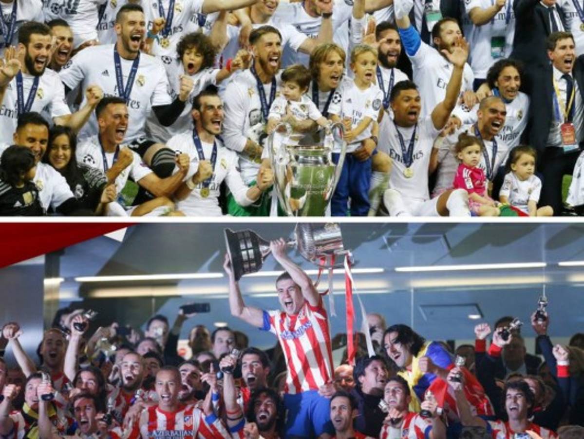 Mirá las últimas cuatro finales entre Real Madrid y Atlético de Madrid