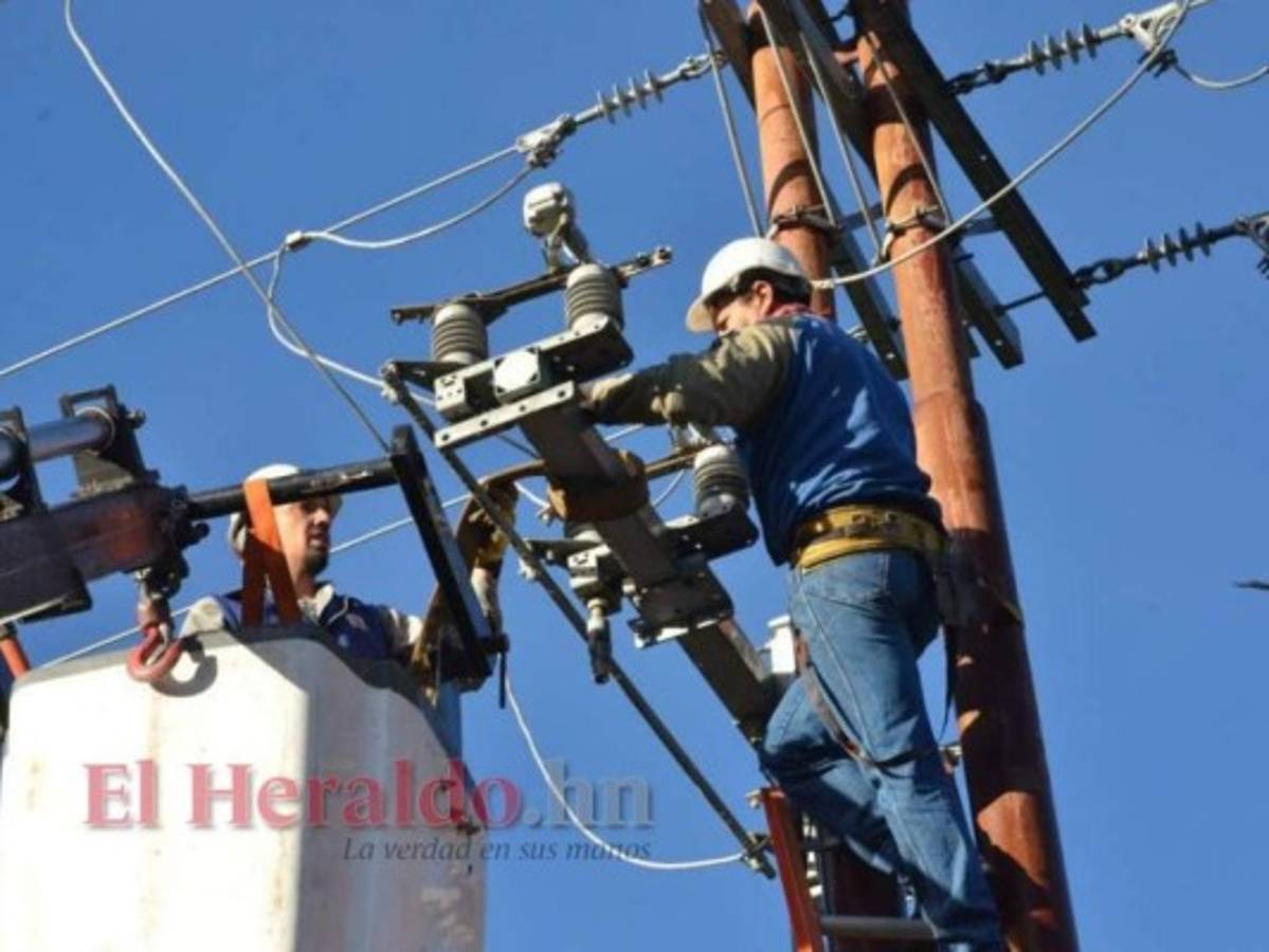 Zonas de la capital de Honduras que no tendrán energía este martes 11 de junio