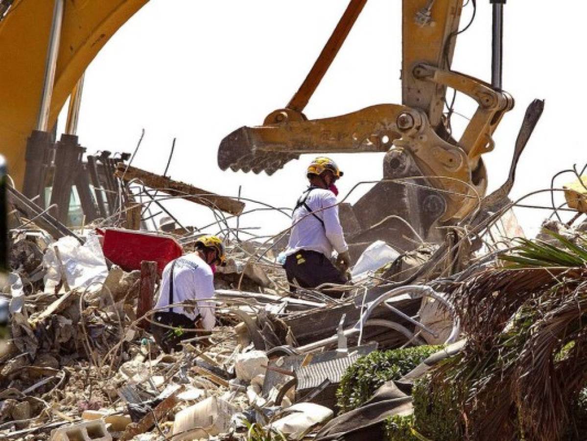 Cifra de muertos por derrumbe de edificio en Miami sube a 78