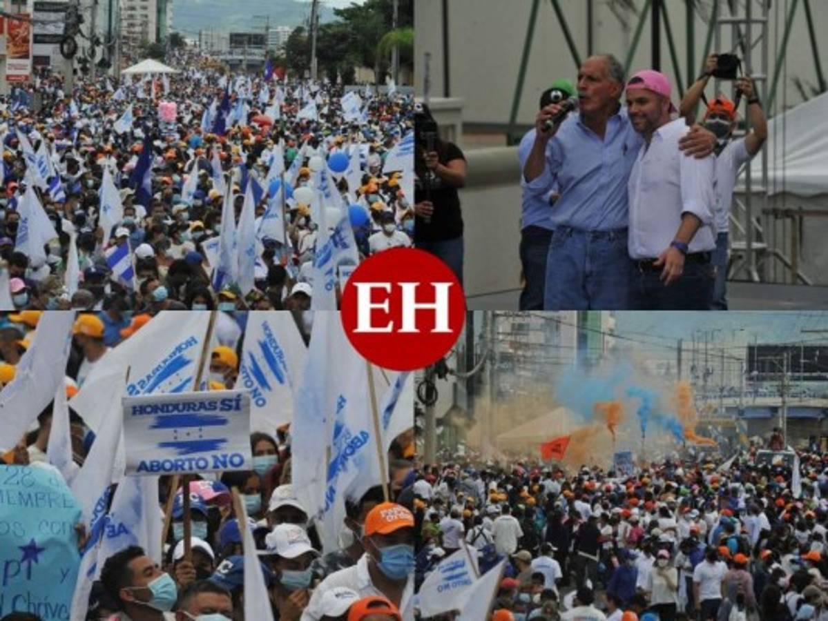 En imágenes: Nacionalistas dicen 'no al aborto' en concurrida movilización