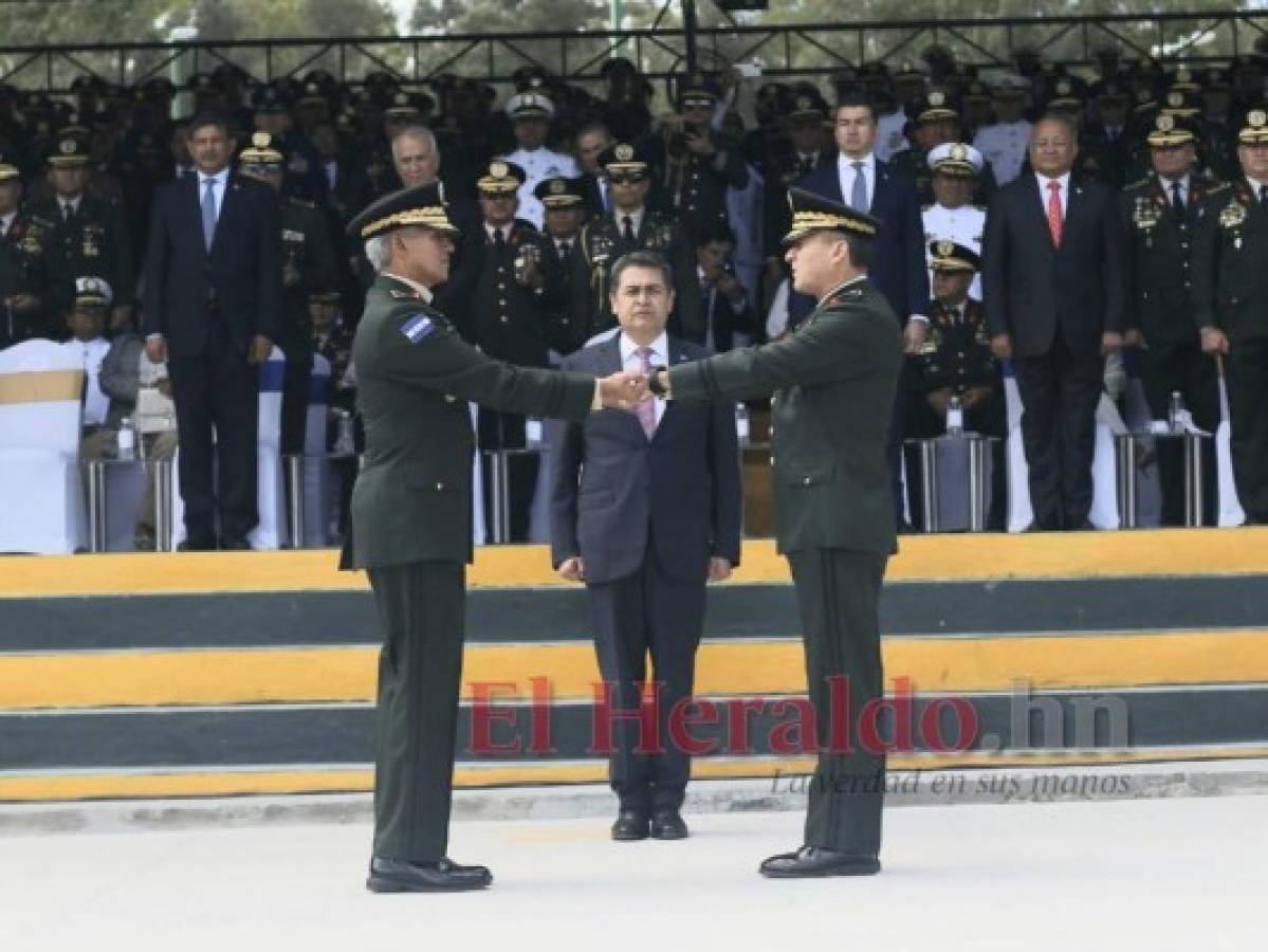 Tito Livio Moreno asume como nuevo jefe de las Fuerzas Armadas de Honduras