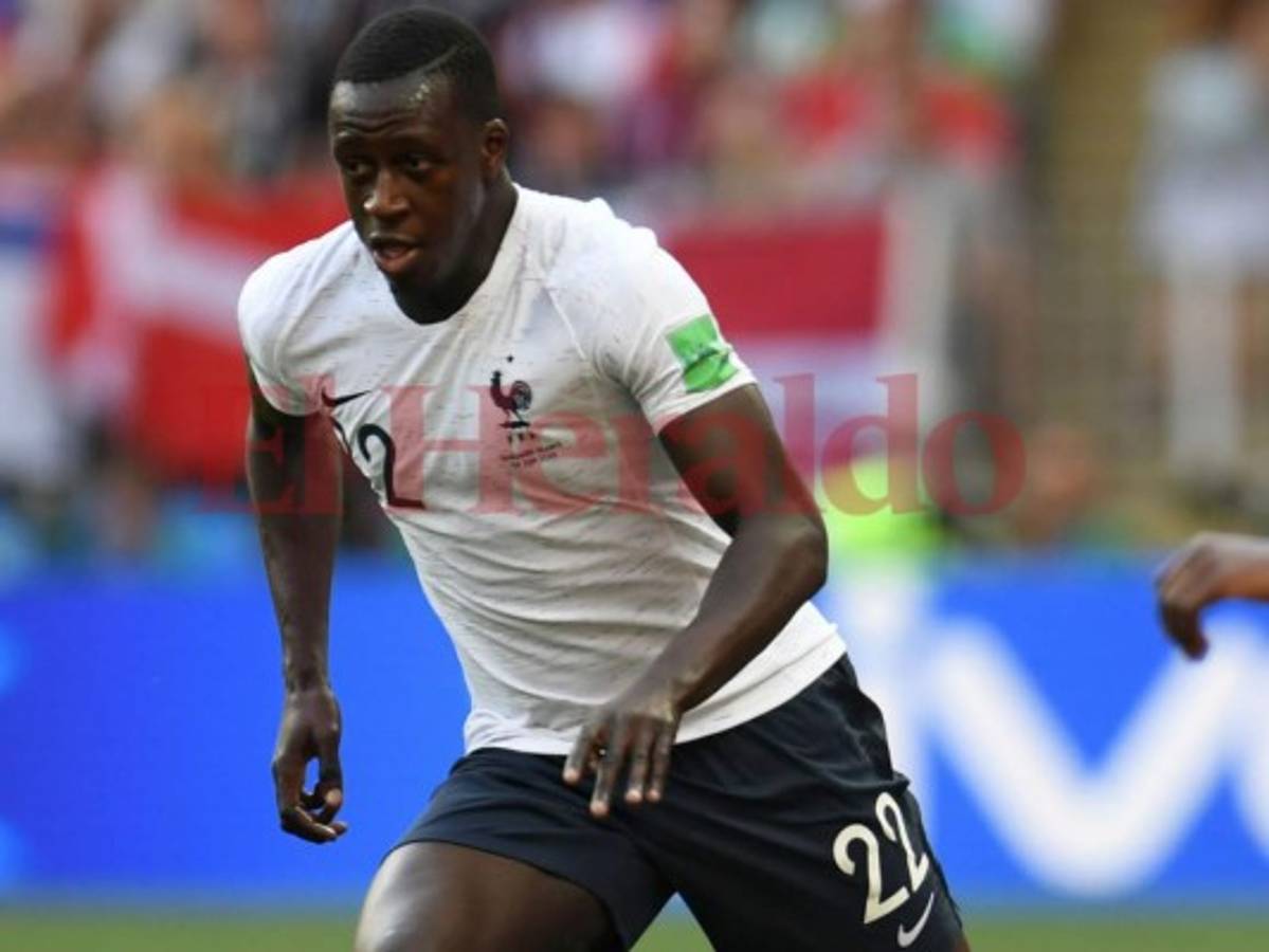 El lesionado Benjamin Mendy no participó en el entrenamiento de Francia