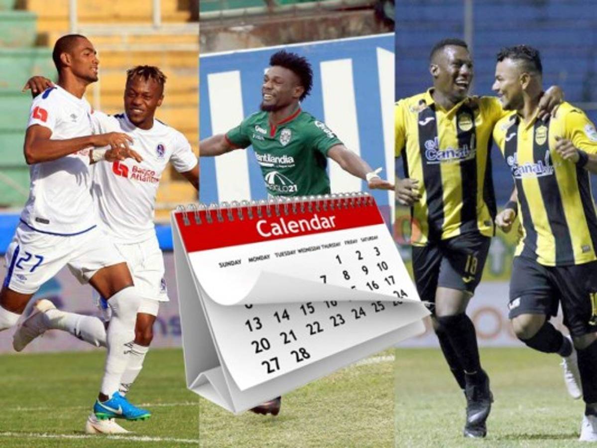 Así se jugará la primera jornada del torneo Clausura 2018 en Honduras