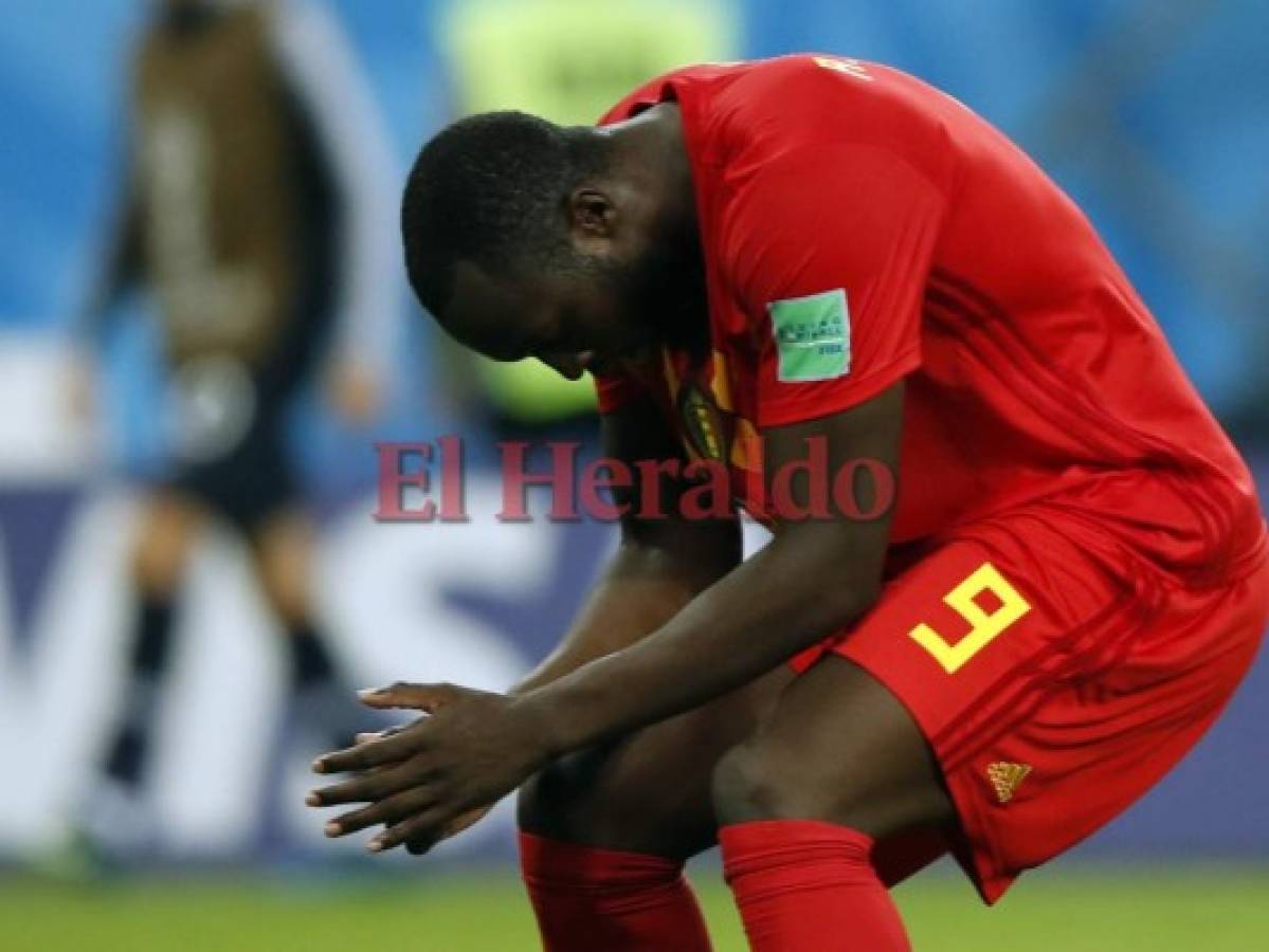 Lukaku no pudo anotar y deja vía libre a Harry Kane para acabar máximo goleador del Mundial de Rusia