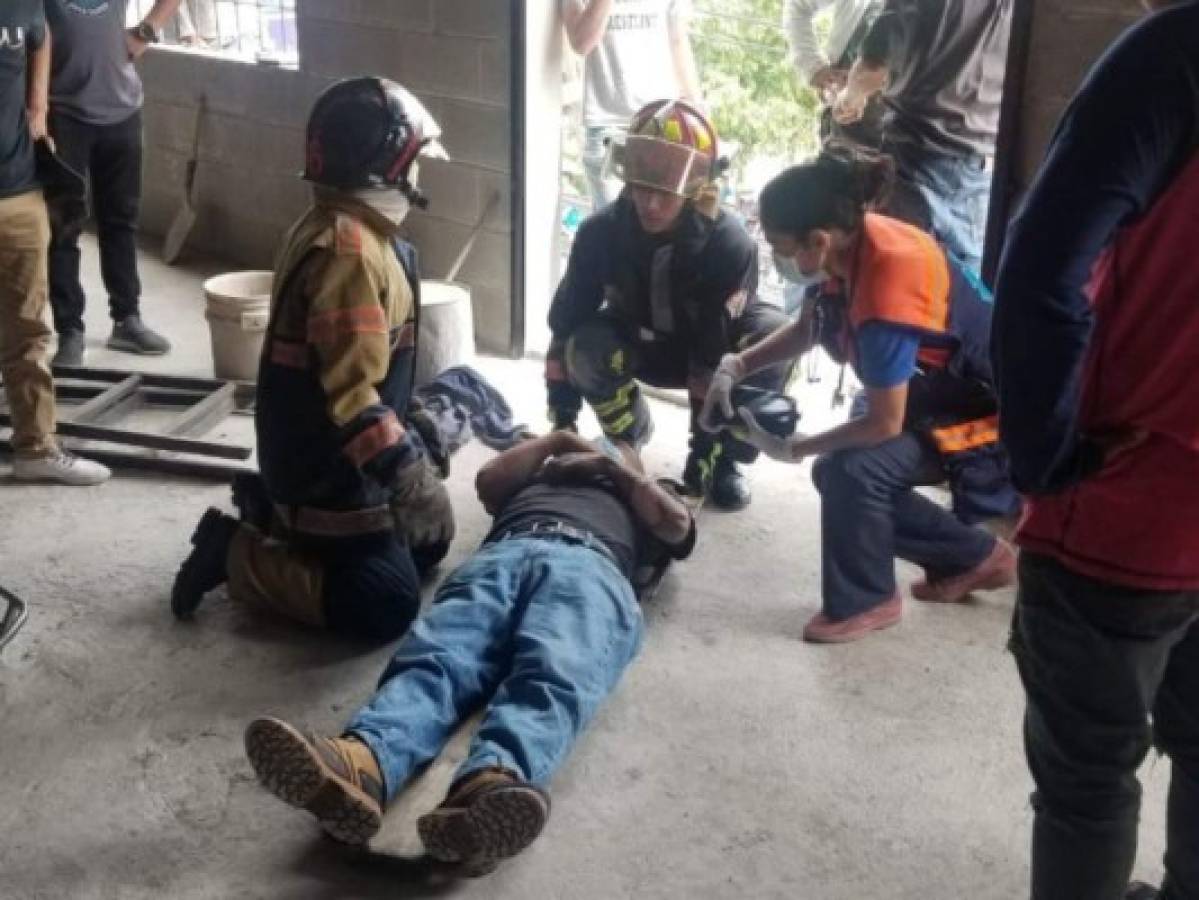 Hombre se salva de milagro luego de recibir fuerte descarga eléctrica en Siguatepeque