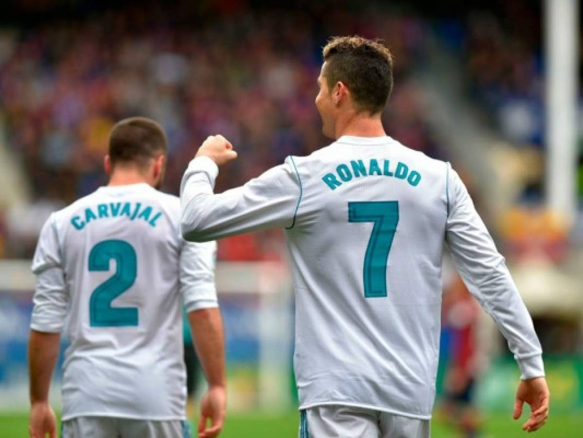 Ronaldo, con un doblete, evita una resaca dolorosa del Real Madrid