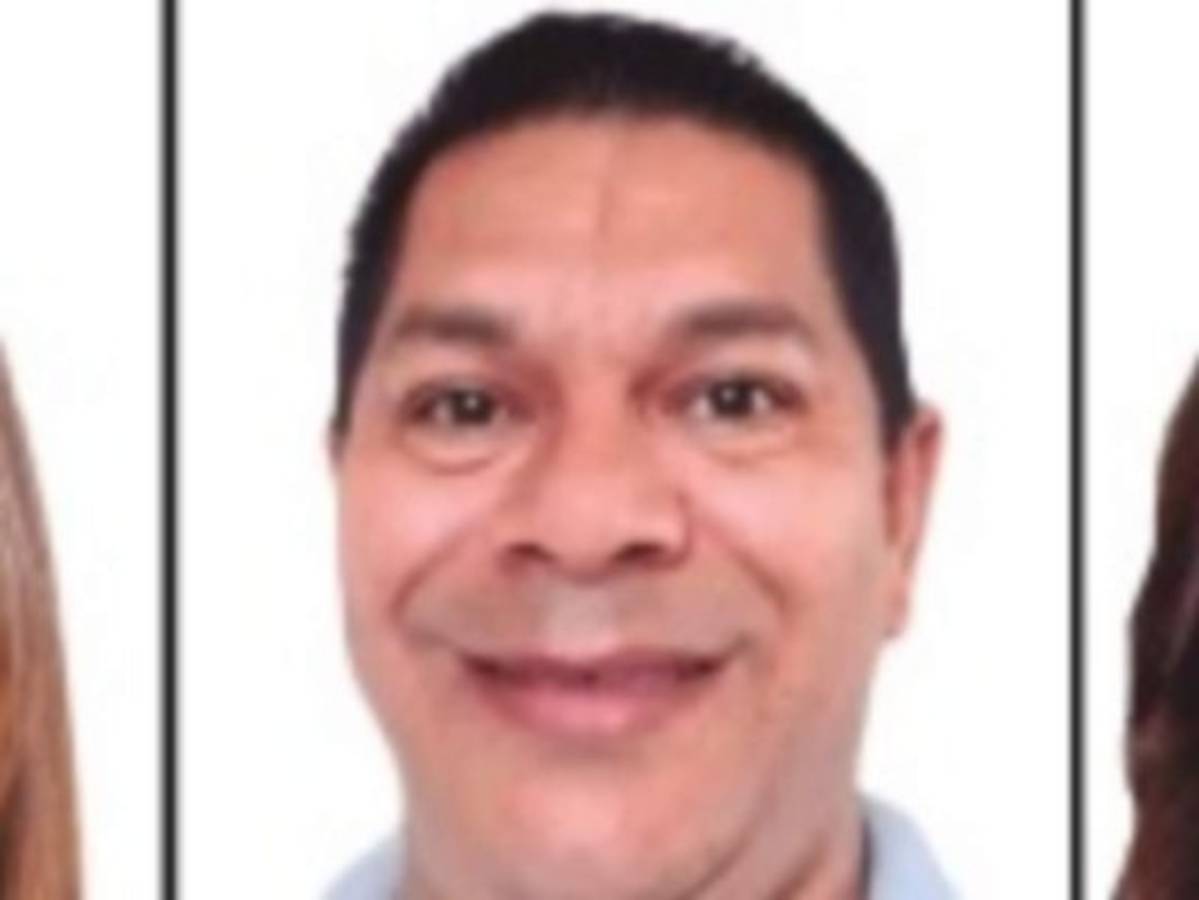 Rostros de precandidatos liberales que buscan convertirse en diputados de Francisco Morazán