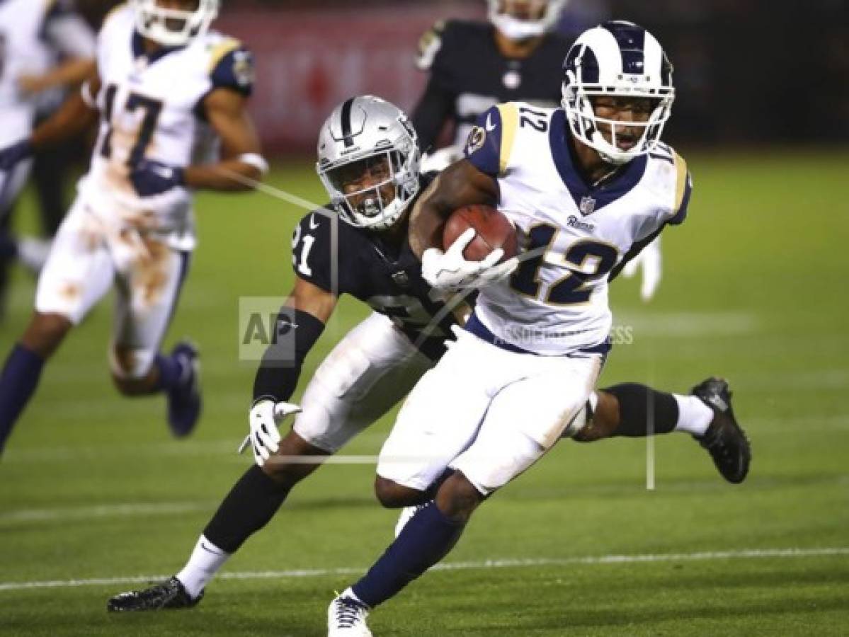 Rams arruinan regreso de Gruden; arrollan a Raiders