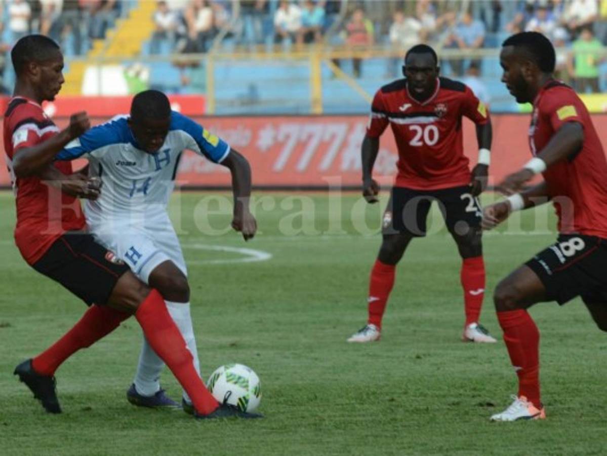 Selección de Honduras corrige la ruta rumbo a Rusia 2018 al vencer 3-1 a Trinidad y Tobago