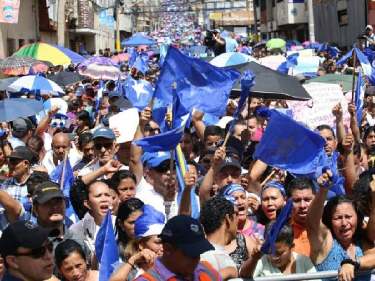 Calles de Tegucigalpa por donde pasará la marcha 'Unidos por la Paz'