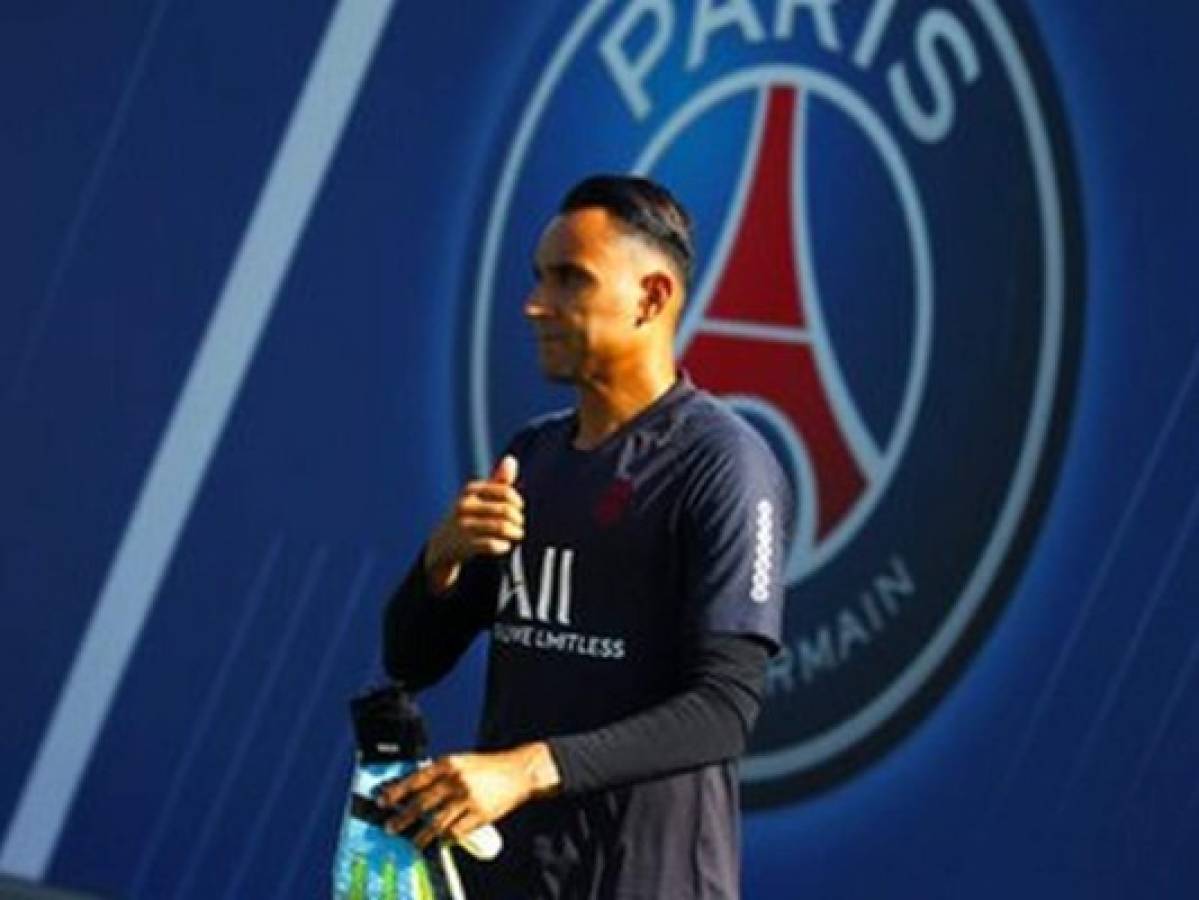 El primer entrenamiento de Keylor Navas con el Paris Saint-Germain