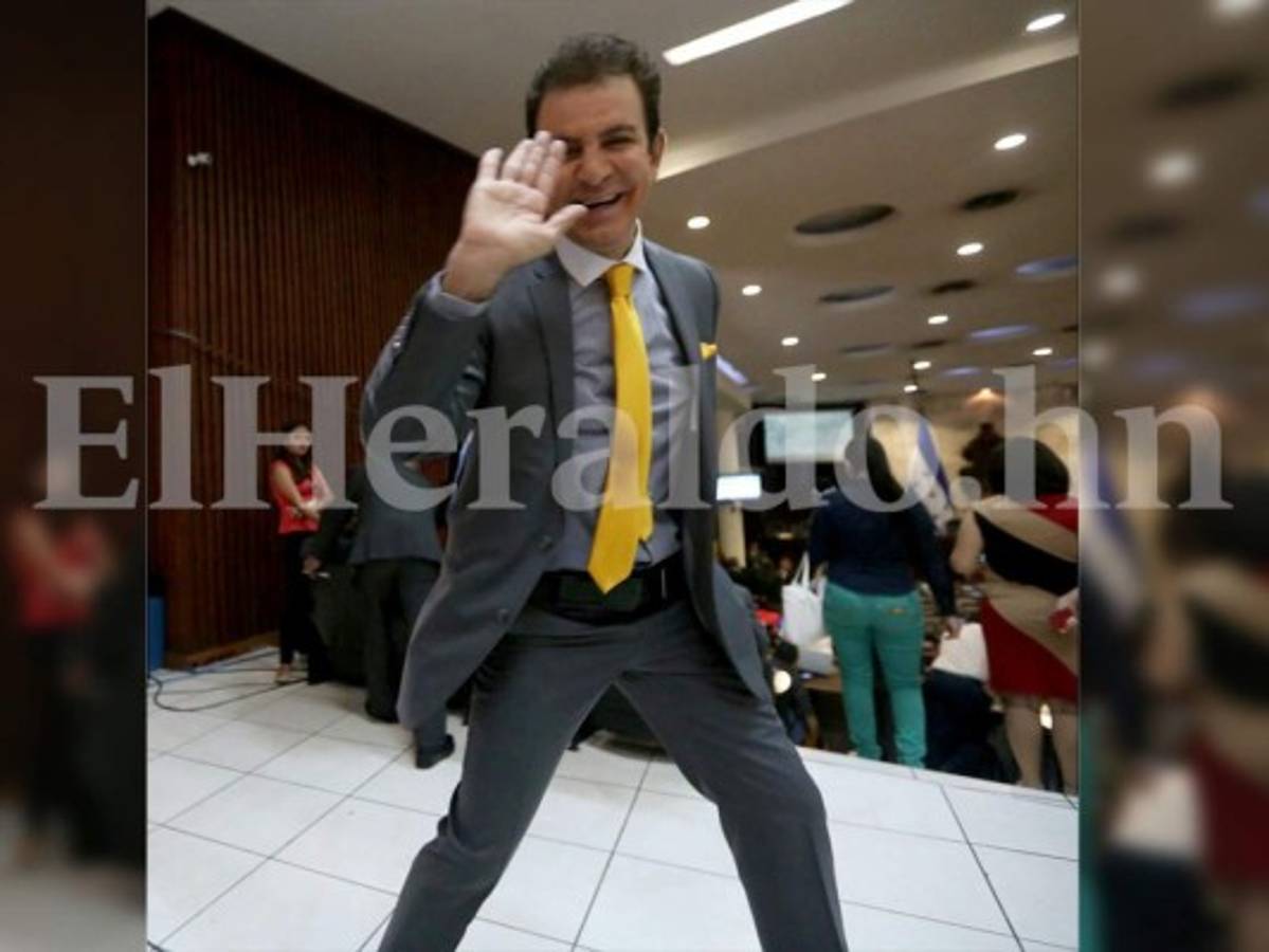 Nasralla llega 'bailando' a la elección de la Corte