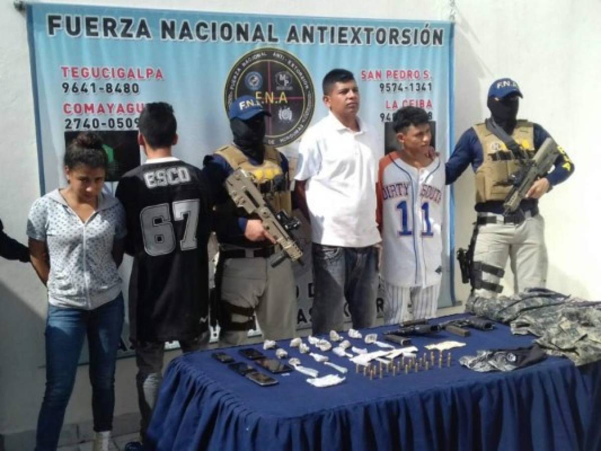 Honduras: Capturan a cuatro presuntos integrantes de la Mara Salvatrucha en la capital, uno de ellos sería el gatillero