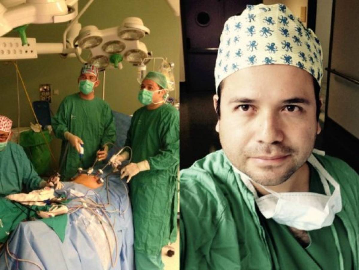 Javier, el urólogo hondureño que triunfa en el extranjero con su trabajo