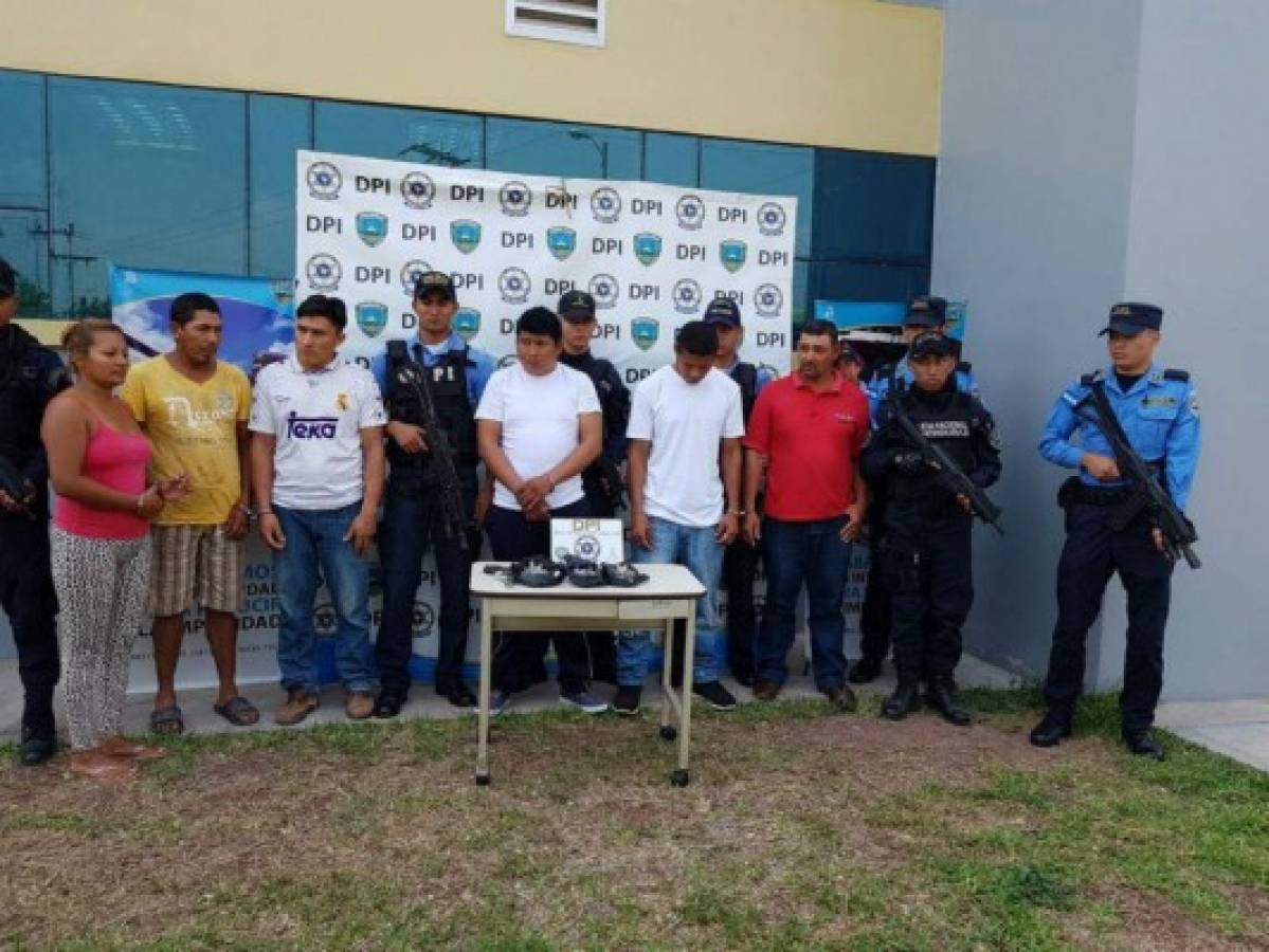 Capturan a 17 hondureños en la 'Operación Ciclón IV' en Comayagua