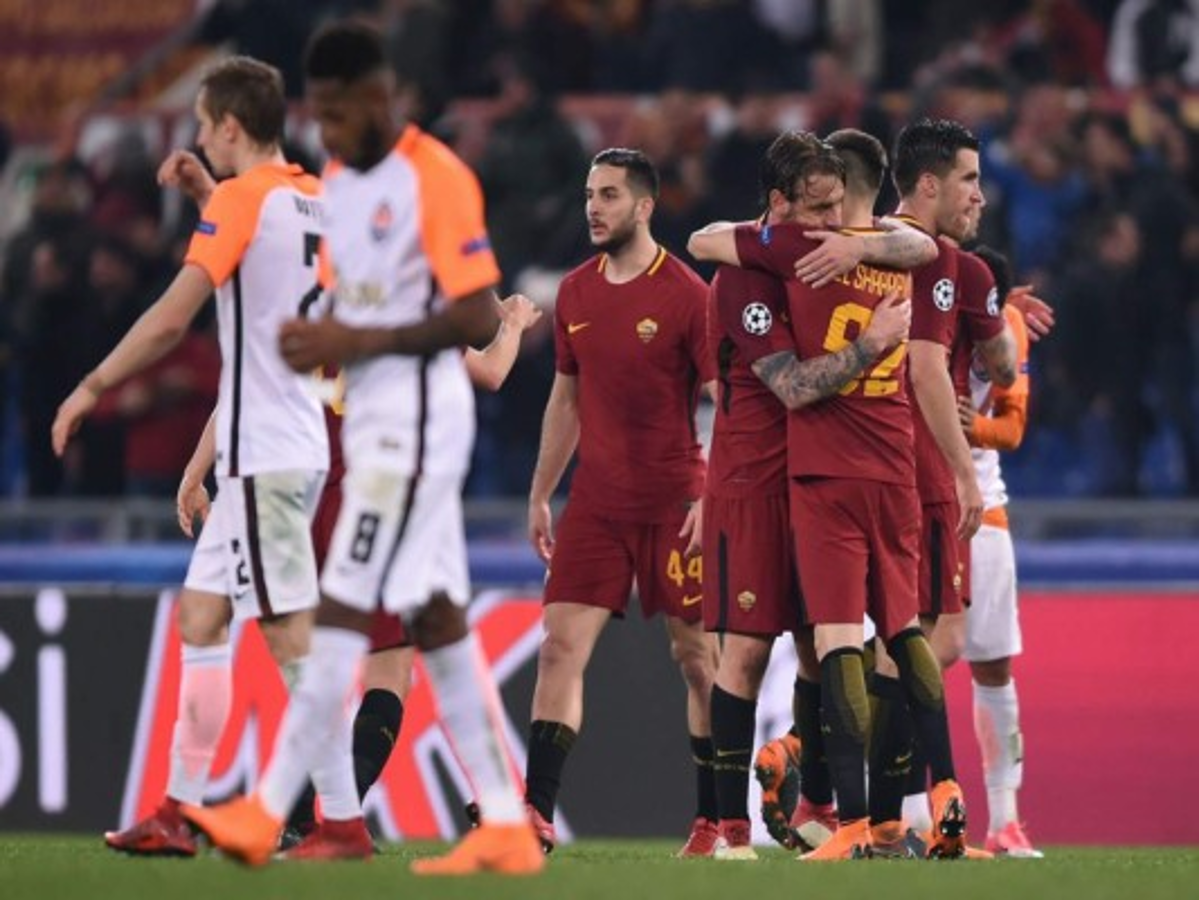 Dzeko mete a la Roma en cuartos de la Liga de Campeones