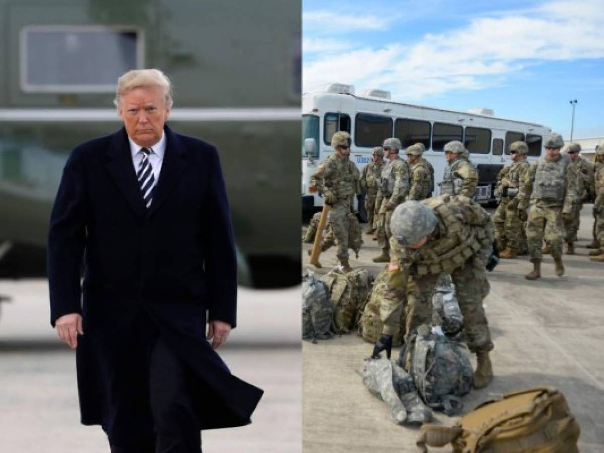 Donald Trump ordena a soldados responder con armas si caravana migrante lanza piedras