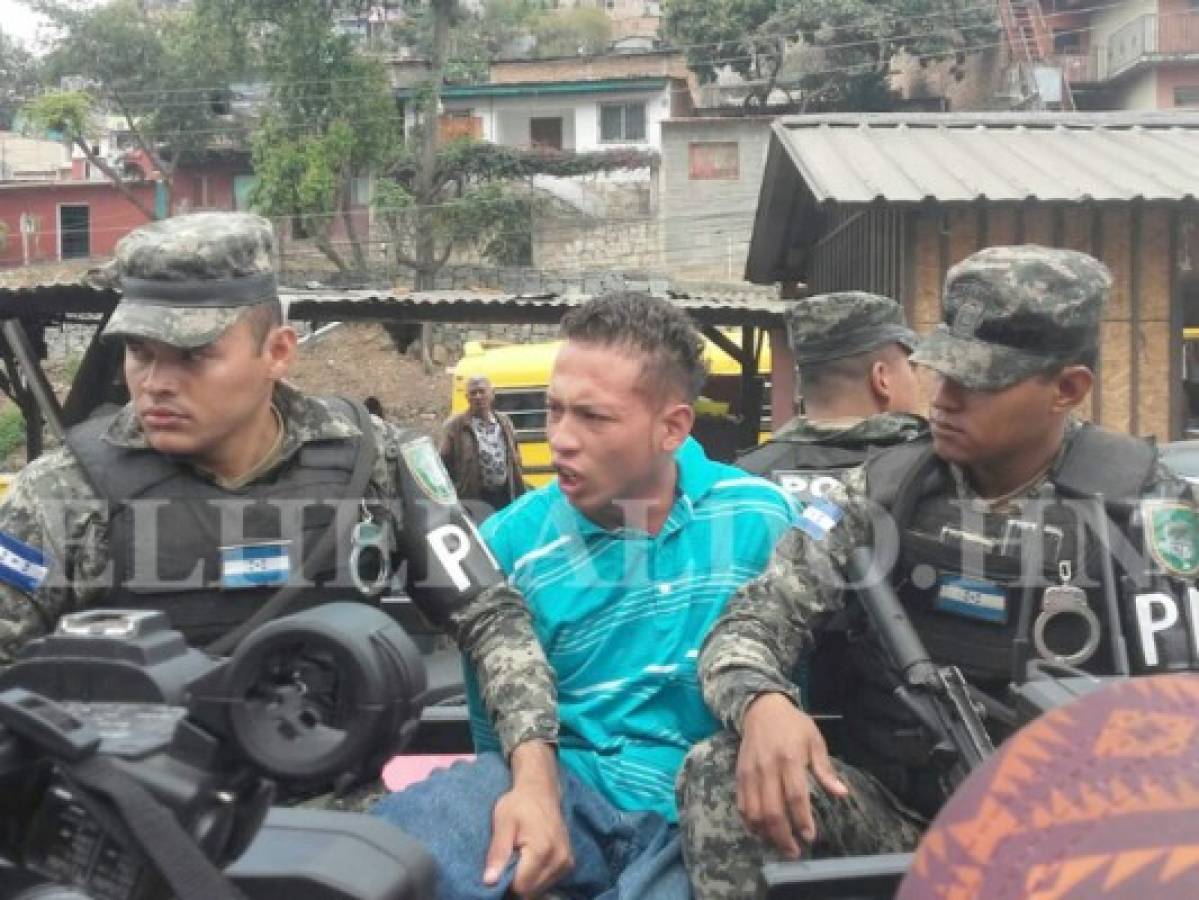 La única persona que fue capturada asegura no haber participado en el delito (Foto: El Heraldo Honduras/ Noticias de Honduras)