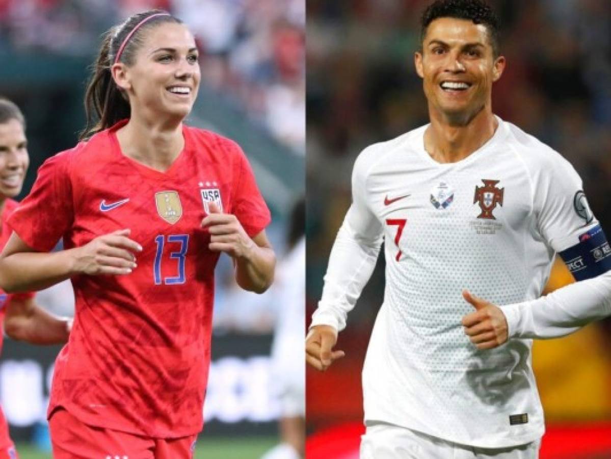 Alex Morgan ataca a Cristiano Ronaldo: 'El dinero lo esconde todo'