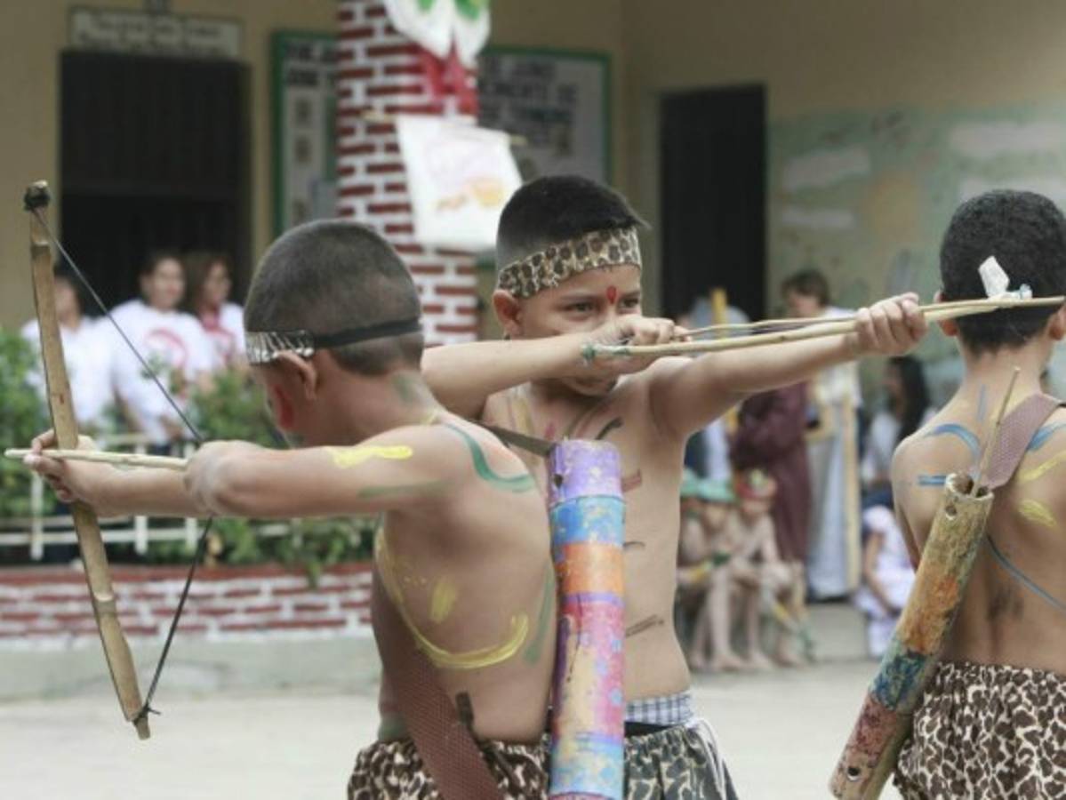 El cacique Lempira cobró vigencia en centros educativos de la capital