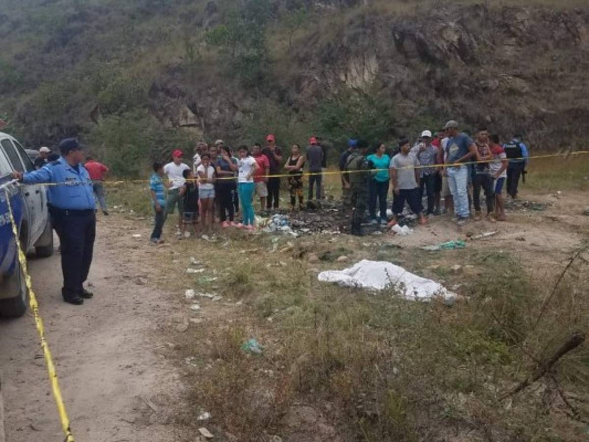 Hallan muerto a un joven en aldea Ojo de Agua, Yuscarán