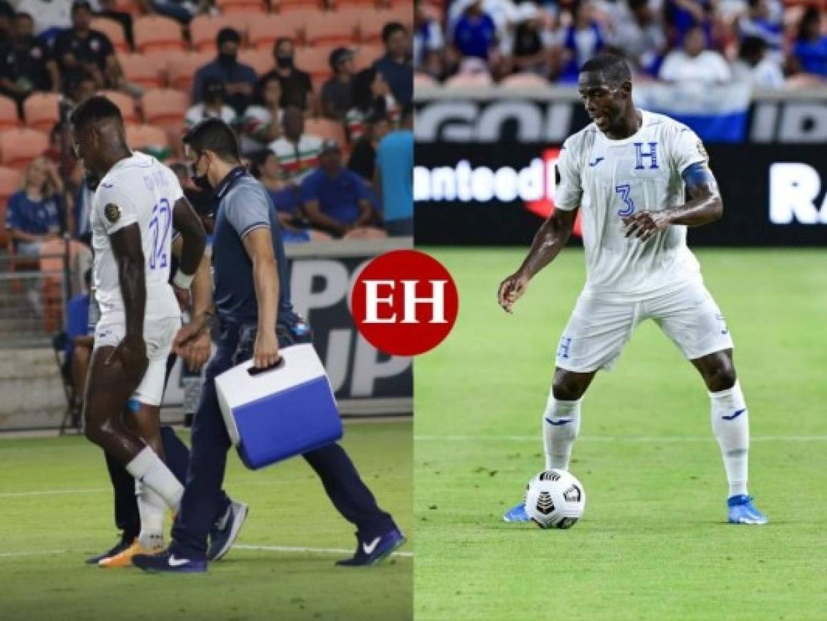 Romell Quioto y Maynor Figueroa se retiran lesionados del partido ante Qatar