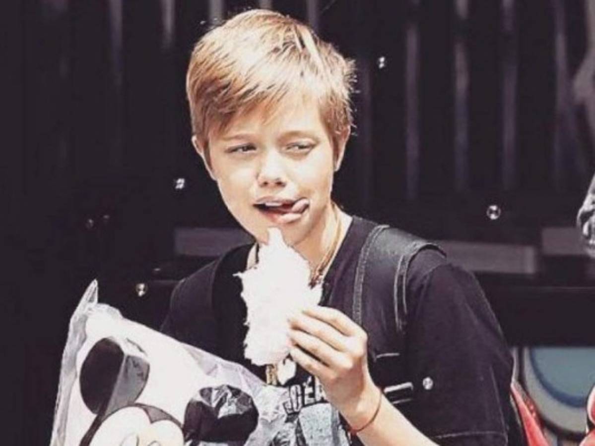 Shiloh, hija de Angelina Jolie, huye de su casa para ver a Brad Pitt