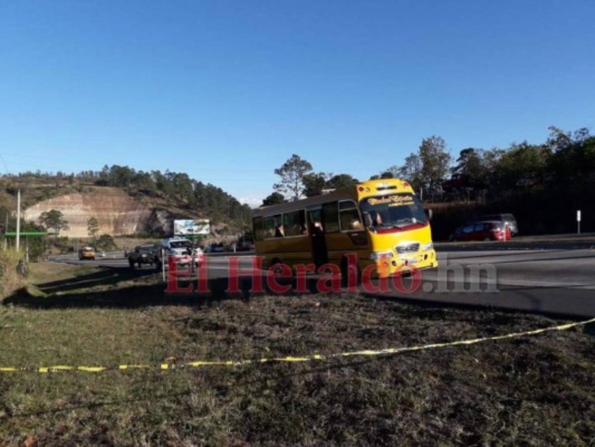 Tiroteo dentro de bus rapidito deja una persona muerta y otra herida en la CA-5