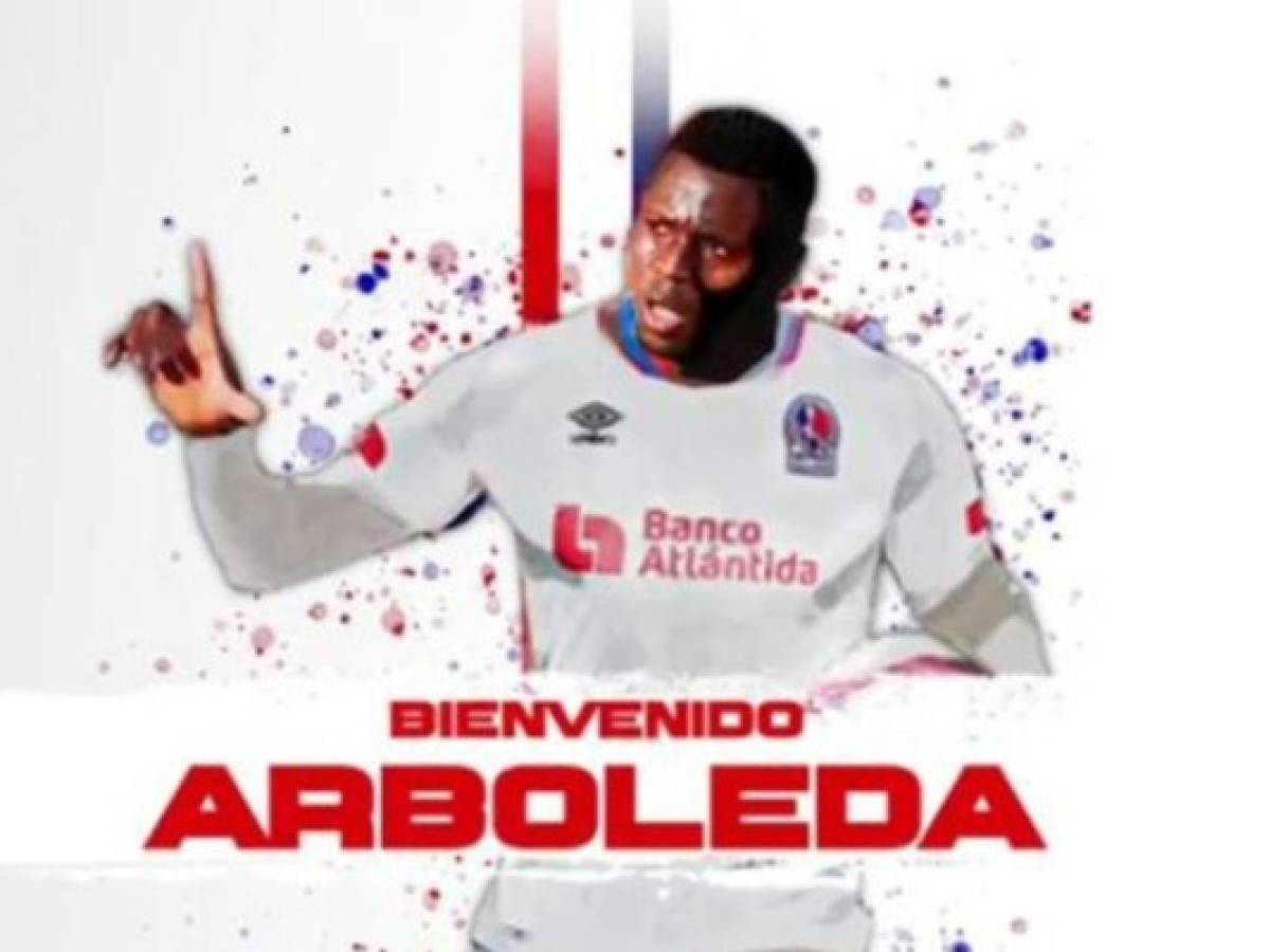 Olimpia confirma el fichaje de Yustin Arboleda