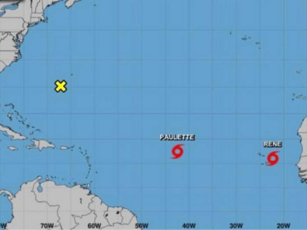 Tormentas Paulette y René se forman en el océano Atlántico 