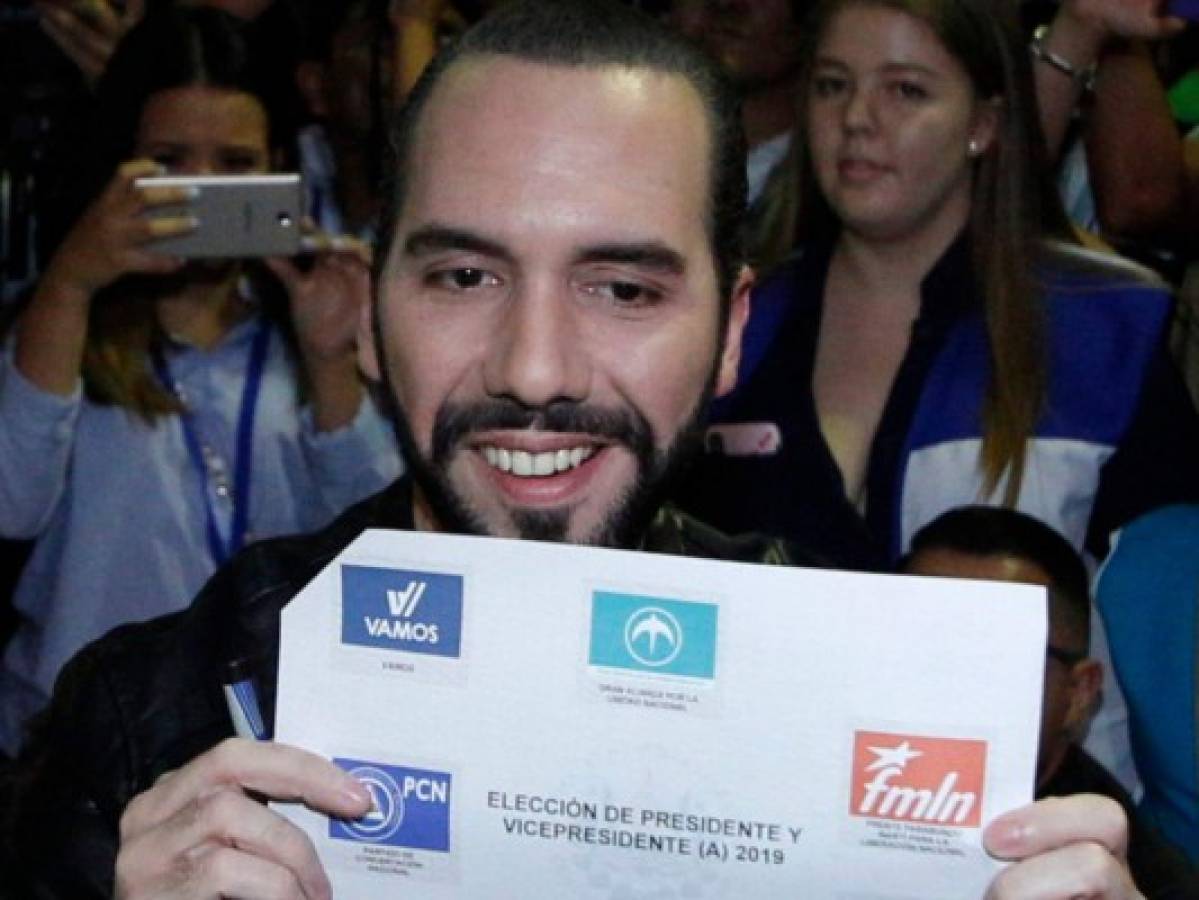 Nayib Bukele aventaja en votación presidencial en El Salvador
