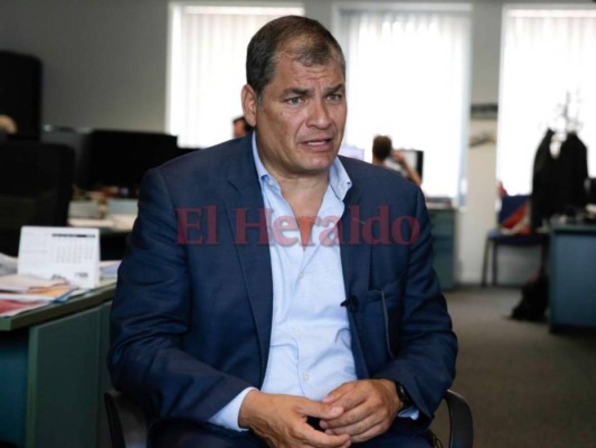 Correa denuncia un 'complot' del gobierno de Ecuador detrás de orden de detención