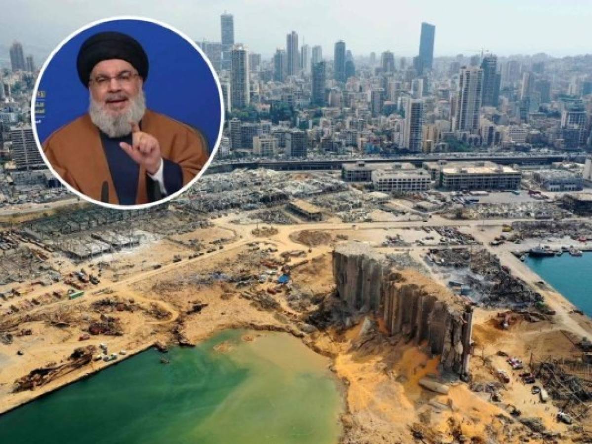 Hezbolá niega 'categóricamente' almacenar 'armas' en el puerto de Beirut