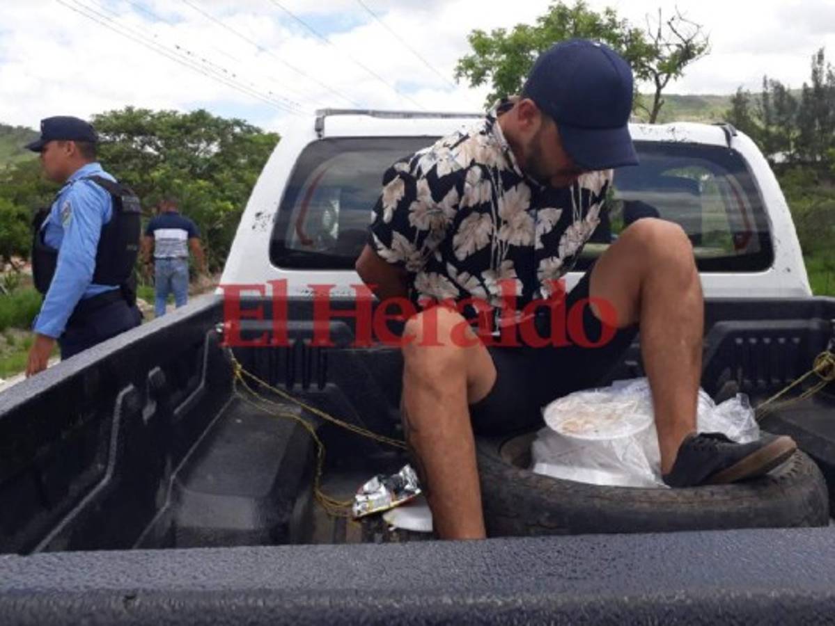 '¿Cómo voy a matar a la mamá de mi hijo?', dijo el detenido, identificado como Josué Santos Izaguirre Gálvez. (Foto: Álex Pérez / EL HERALDO)