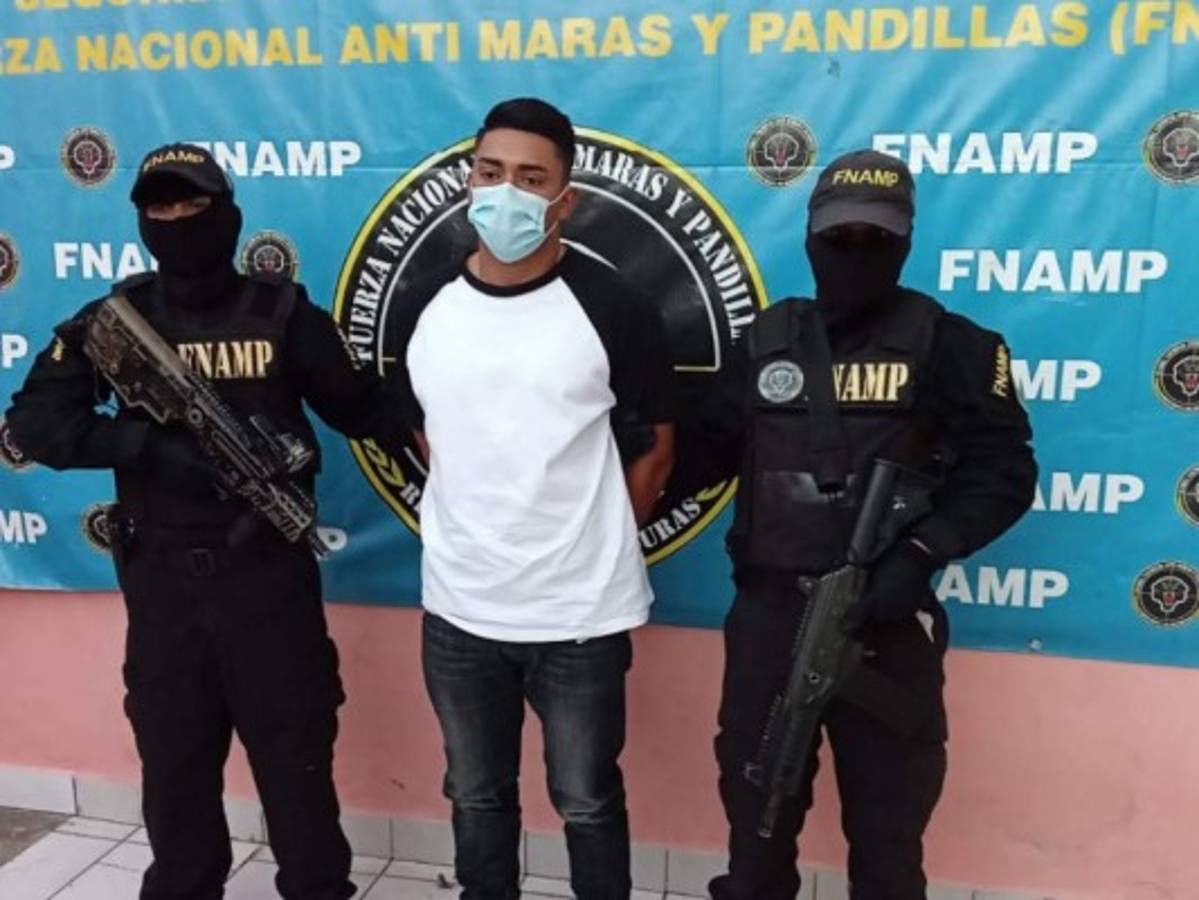 Capturan a 'Firo', presunto extorsionador de la pandilla 18 en Tatumbla  