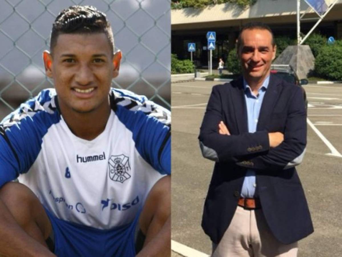 Presidente del Tenerife elogia trabajo del hondureño Bryan Acosta en el club