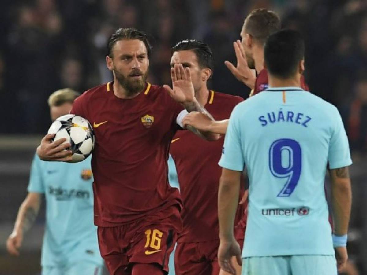Roma logra el milagro al vencer 3-0 al Barcelona y está en semifinales de la Champions League