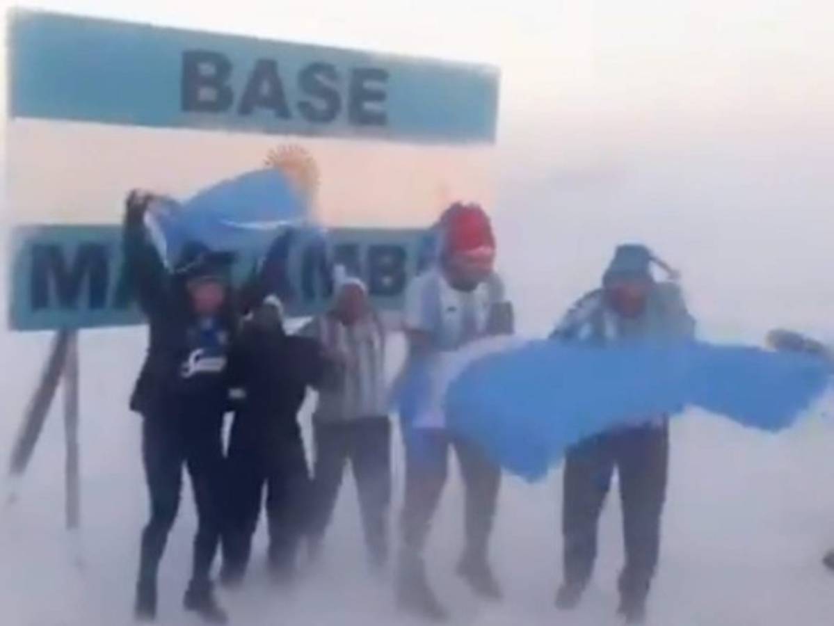 VÍDEO: Así celebraron desde la Antártida el pase a octavos de Argentina