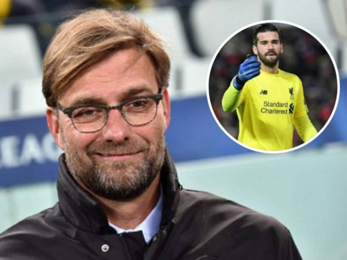 Klopp espera el regreso rápido del portero brasileño Alisson