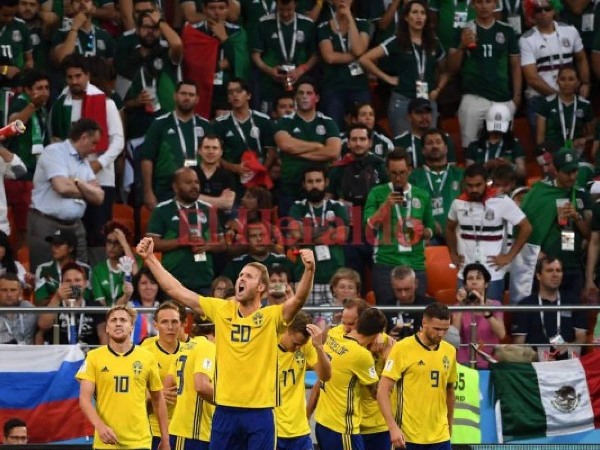 Suecia recetó paliza a México de 3-0 y Alemania queda fuera del Mundial de Rusia